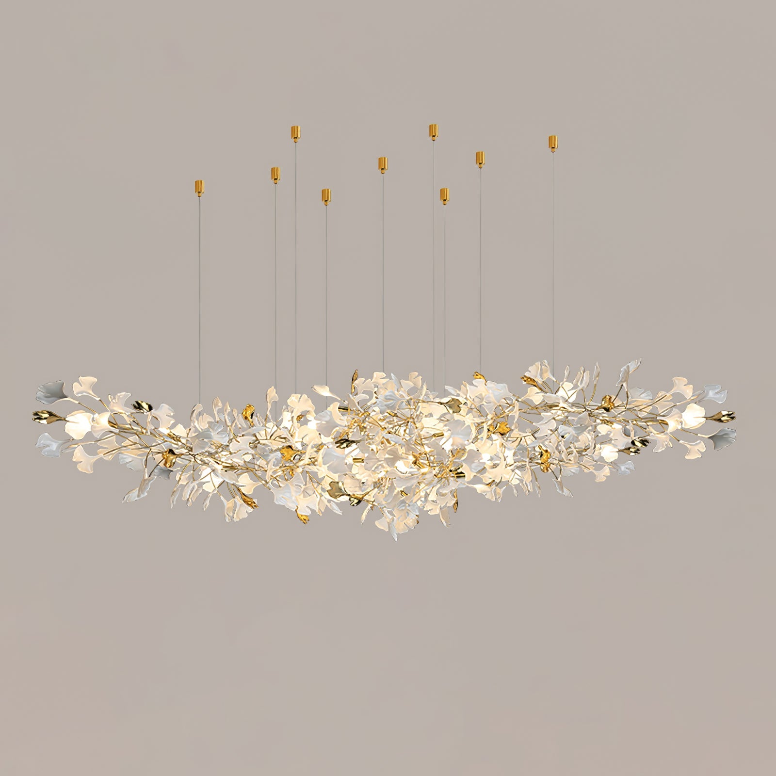 Ilvyniel Gingko Chandelier - Blowlighting