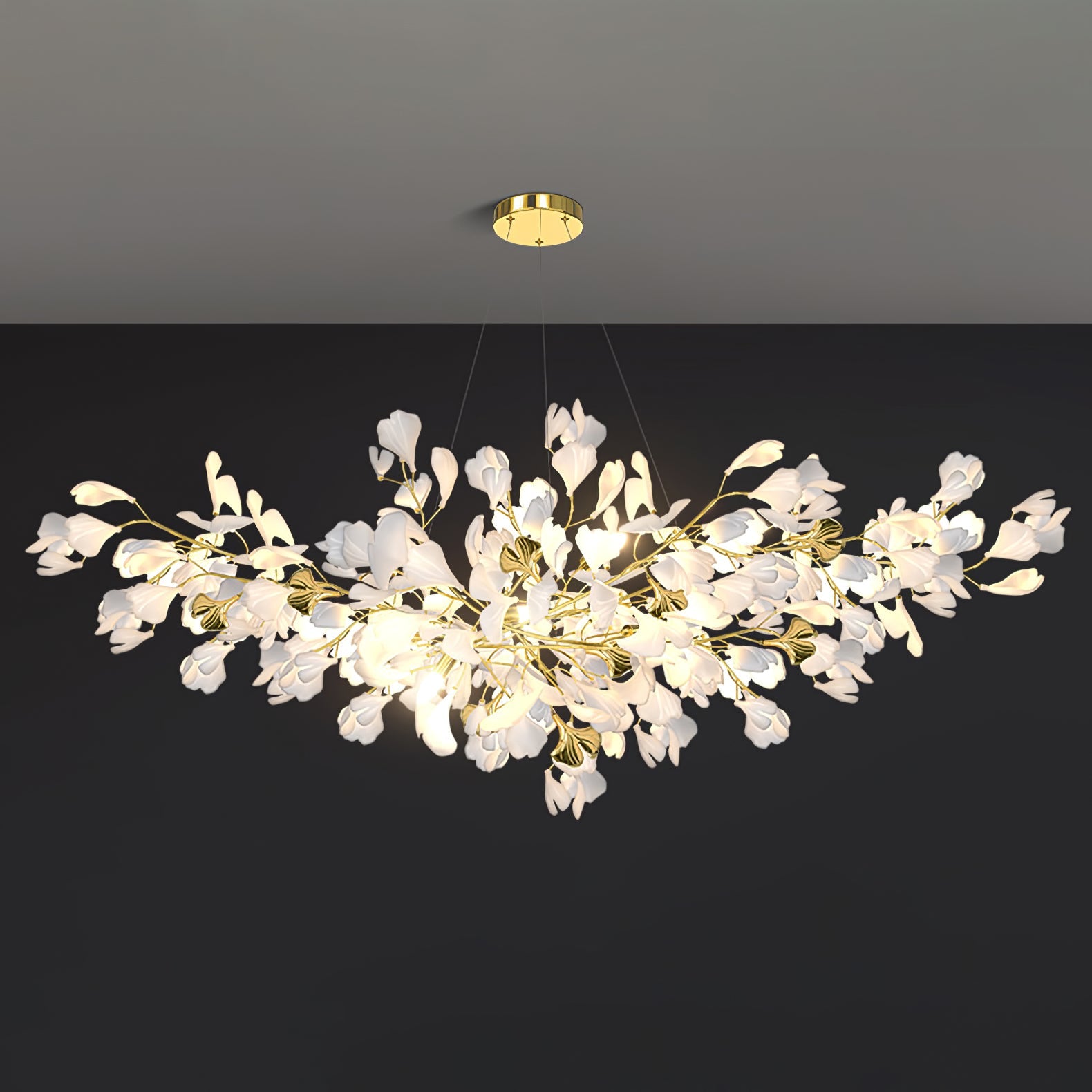 Ilvyniel Gingko Chandelier - Blowlighting