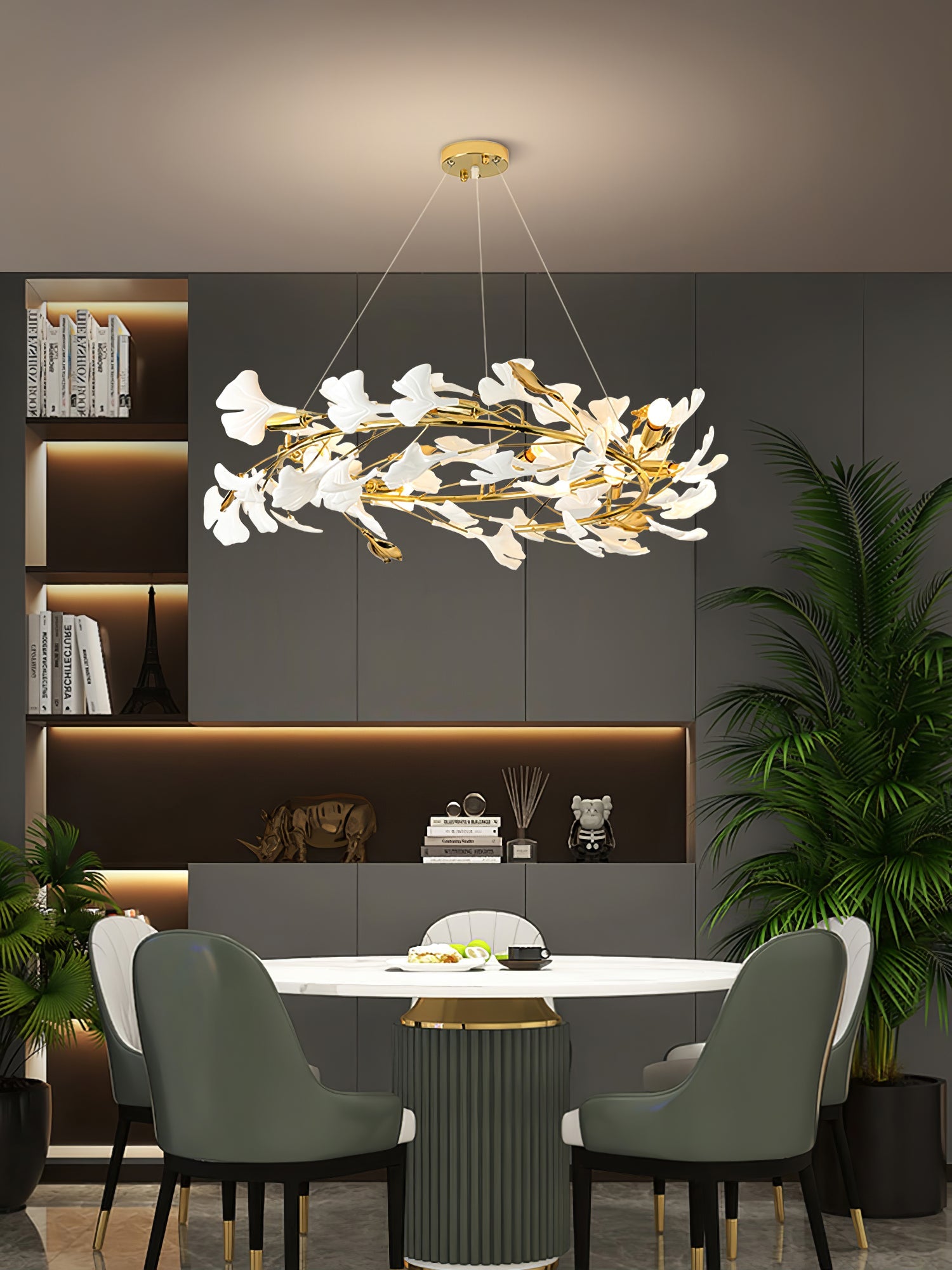 Ilvyniel Gingko Chandelier - Blowlighting