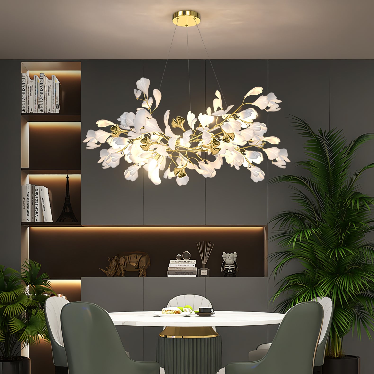 Ilvyniel Gingko Chandelier - Blowlighting