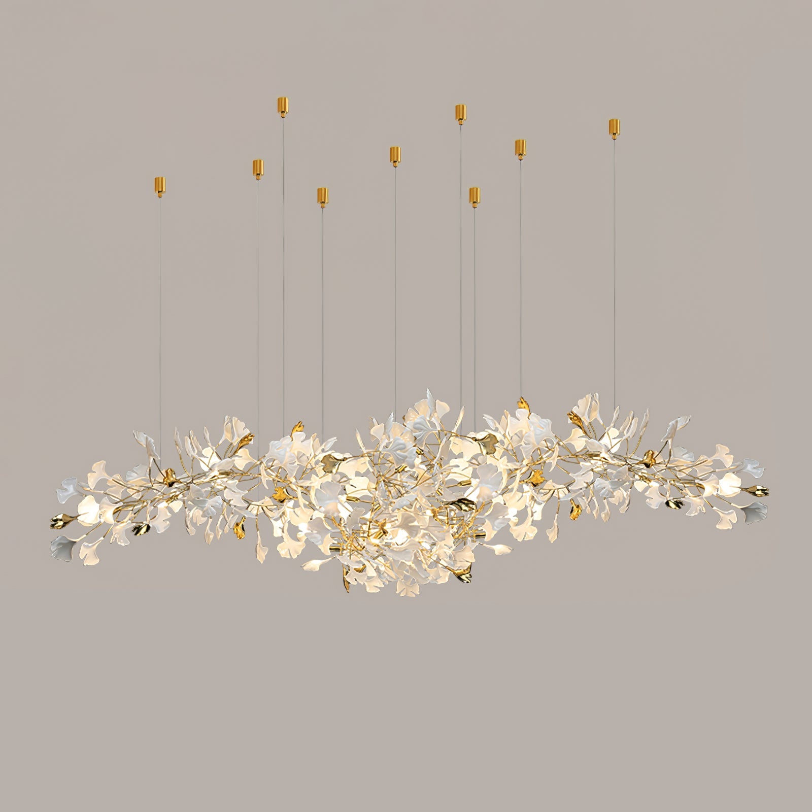 Ilvyniel Gingko Chandelier - Blowlighting