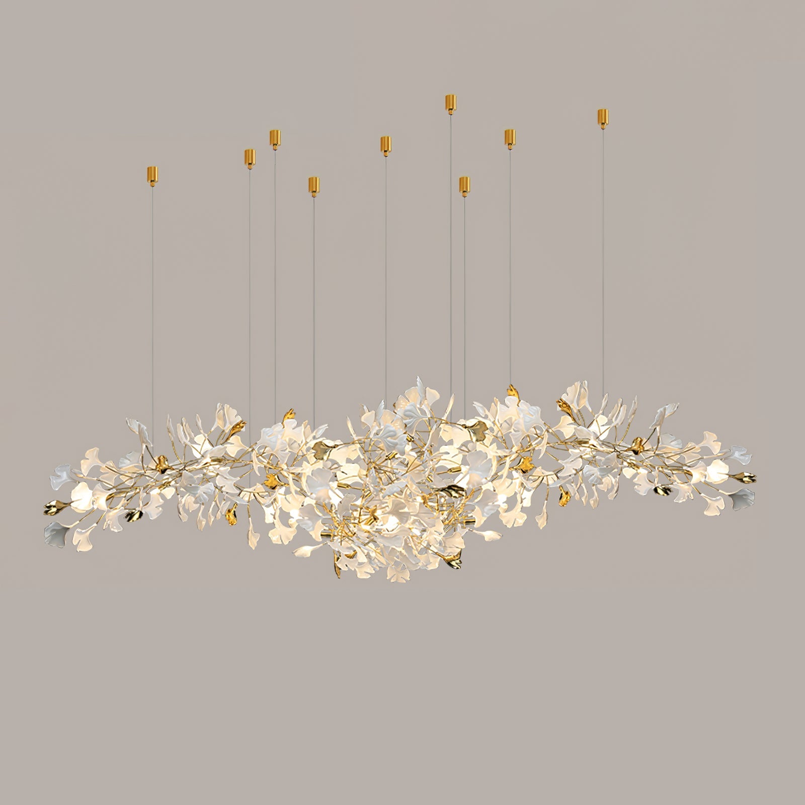 Ilvyniel Gingko Chandelier - Blowlighting
