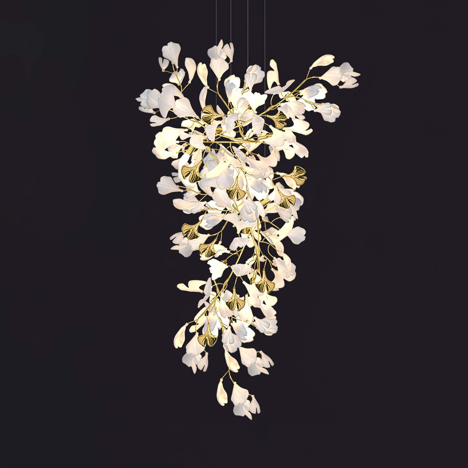 Ilvyniel Gingko Chandelier - Blowlighting
