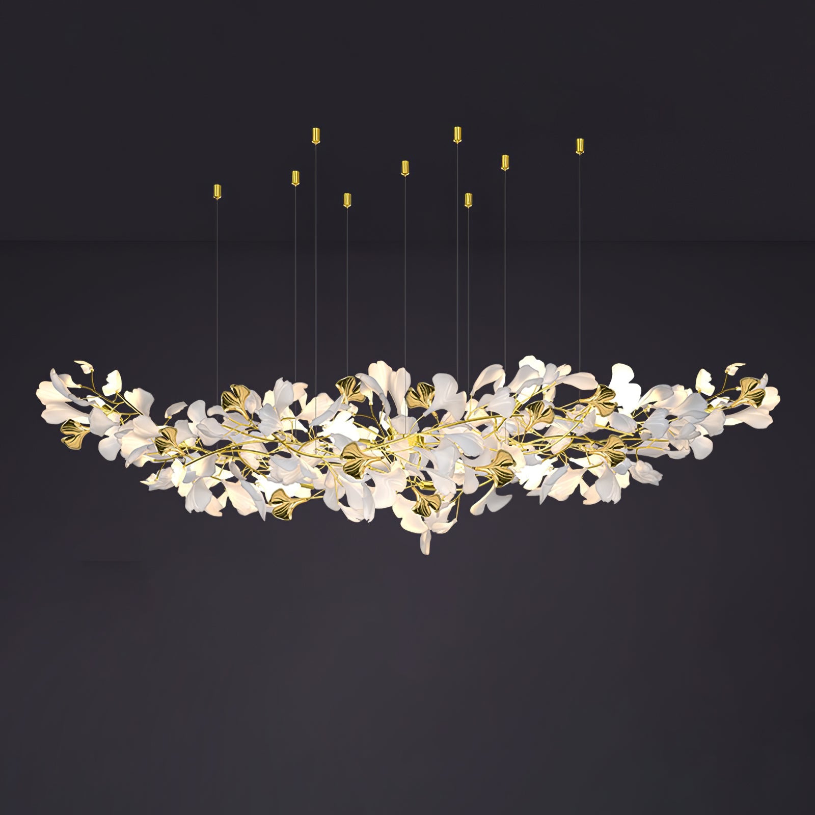 Ilvyniel Gingko Chandelier - Blowlighting