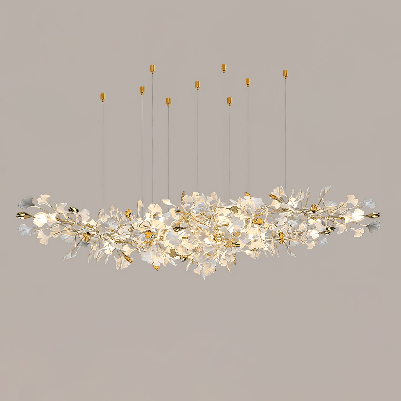 Ilvyniel Gingko Chandelier - Blowlighting