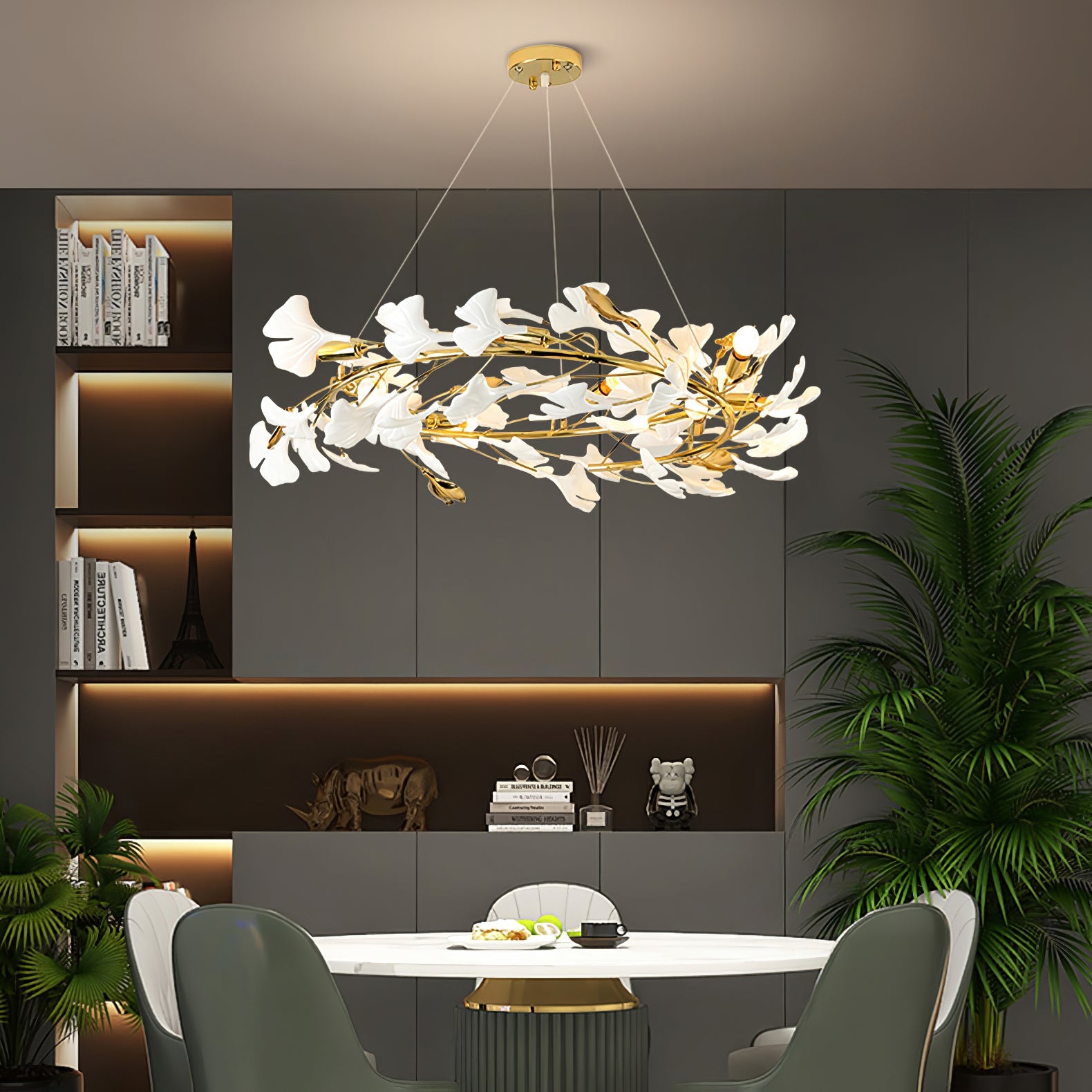 Ilvyniel Gingko Chandelier - Blowlighting