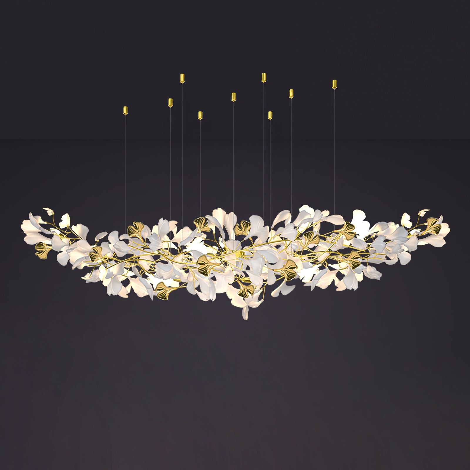 Ilvyniel Gingko Chandelier - Blowlighting