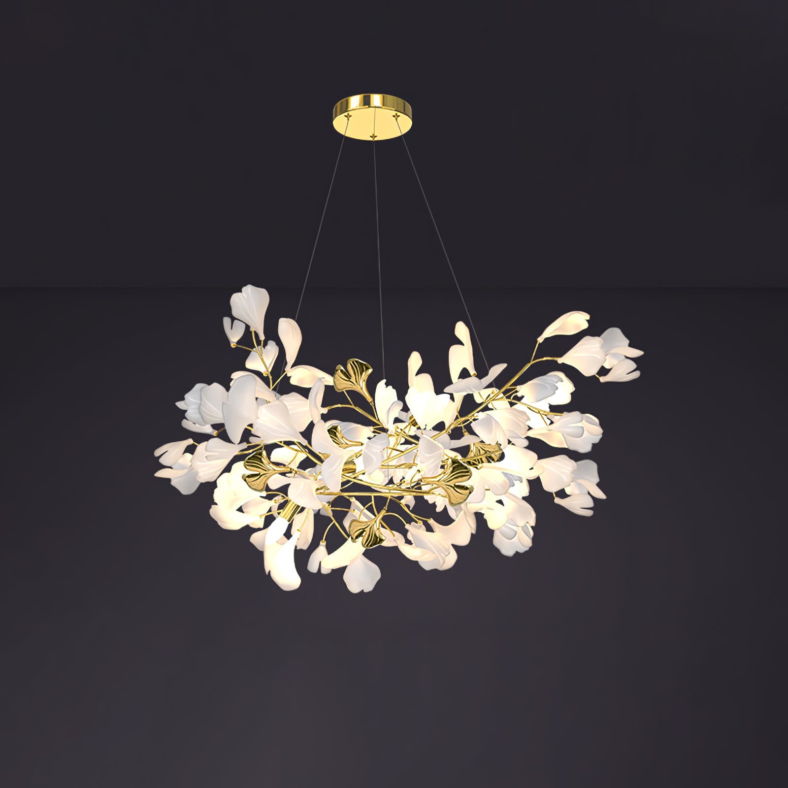 Ilvyniel Gingko Chandelier - Blowlighting