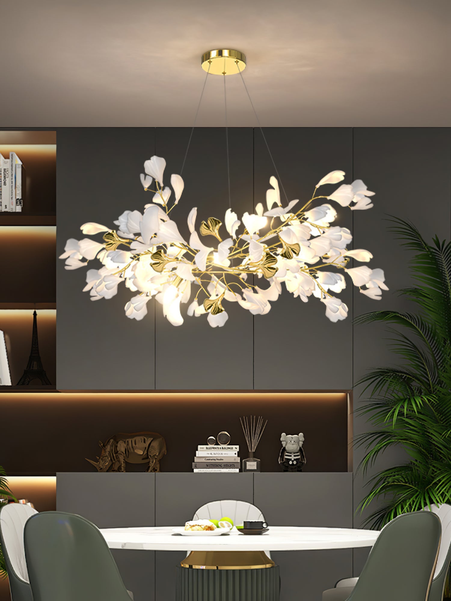 Ilvyniel Gingko Chandelier - Blowlighting