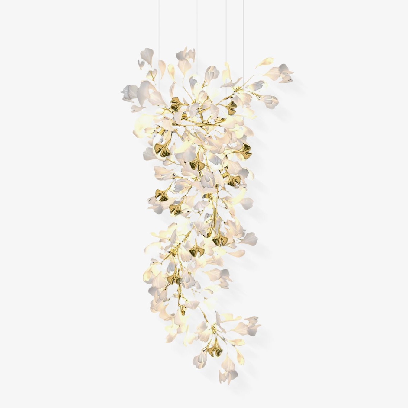 Ilvyniel Gingko Chandelier - Blowlighting