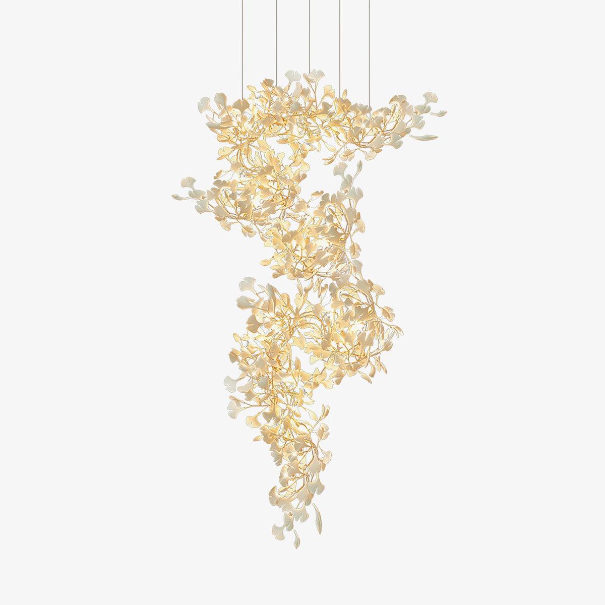 Gingko Chandelier F - Blowlighting