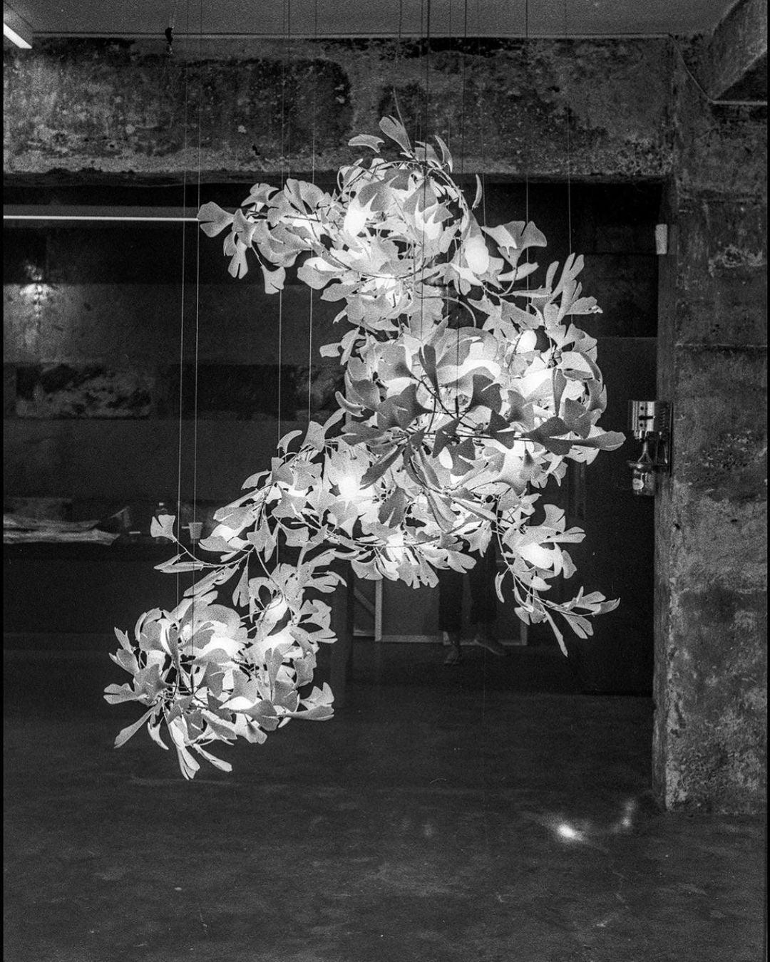 Gingko Chandelier F - Blowlighting