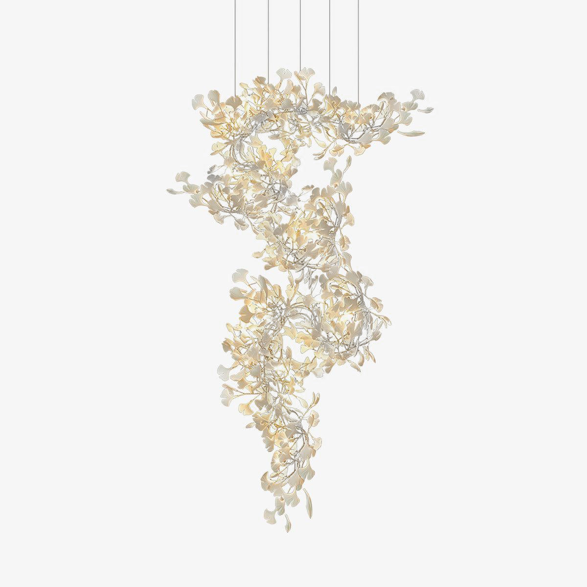 Gingko Chandelier F - Blowlighting