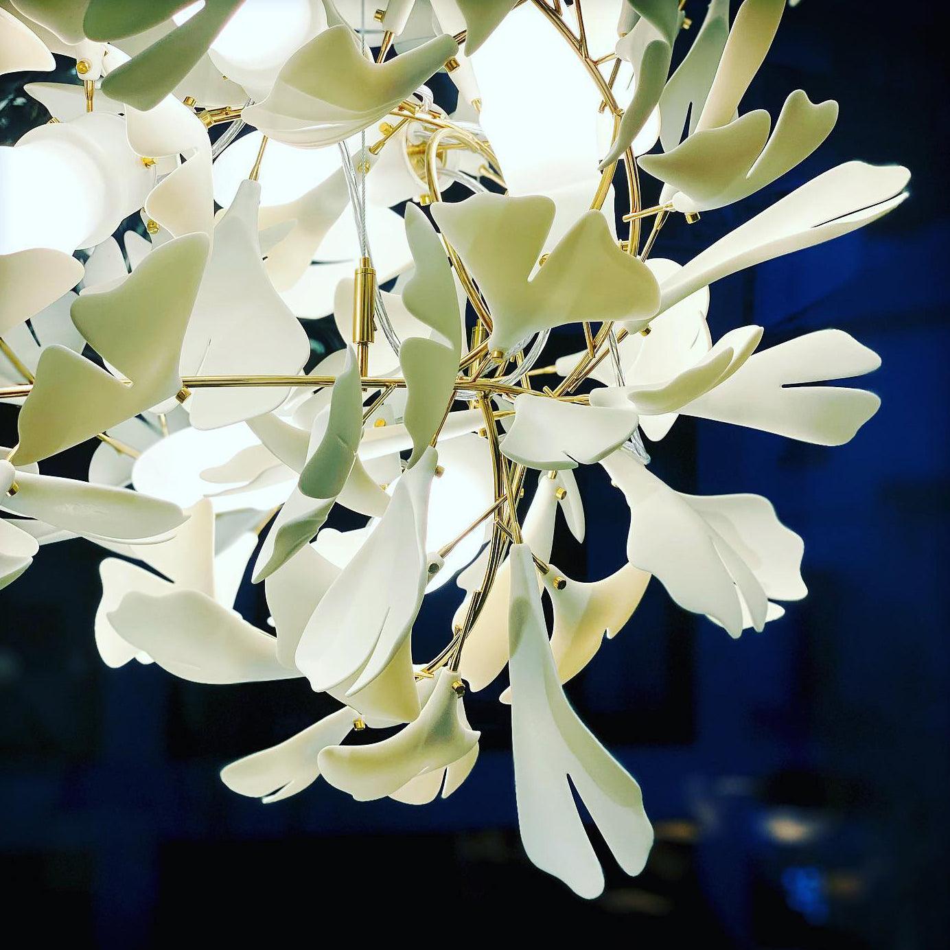 Gingko Chandelier F - Blowlighting