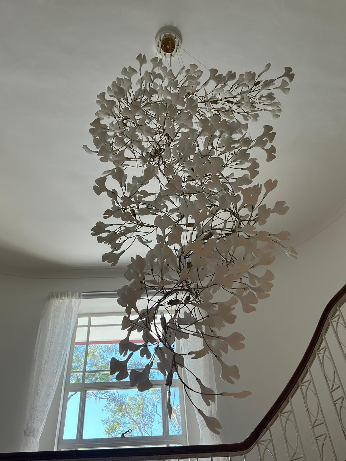 Gingko Chandelier F - Blowlighting