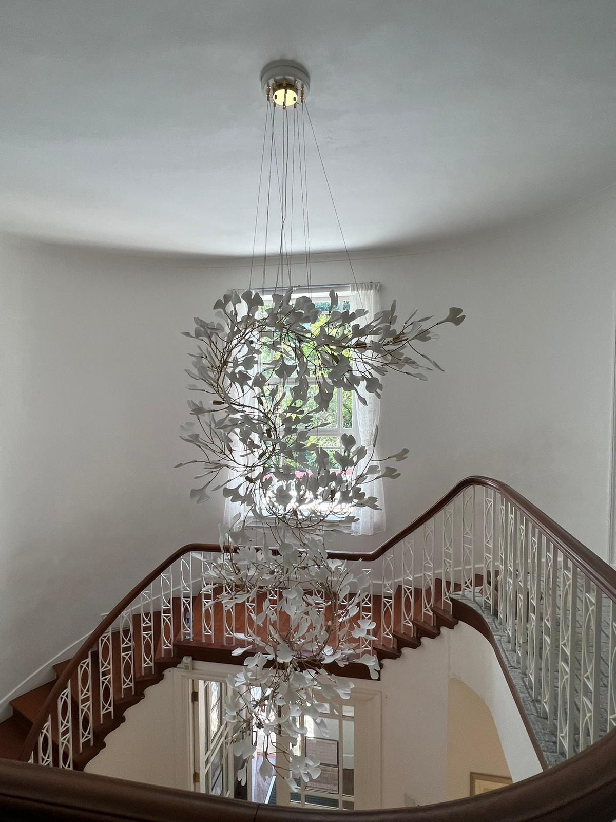 Gingko Chandelier F - Blowlighting
