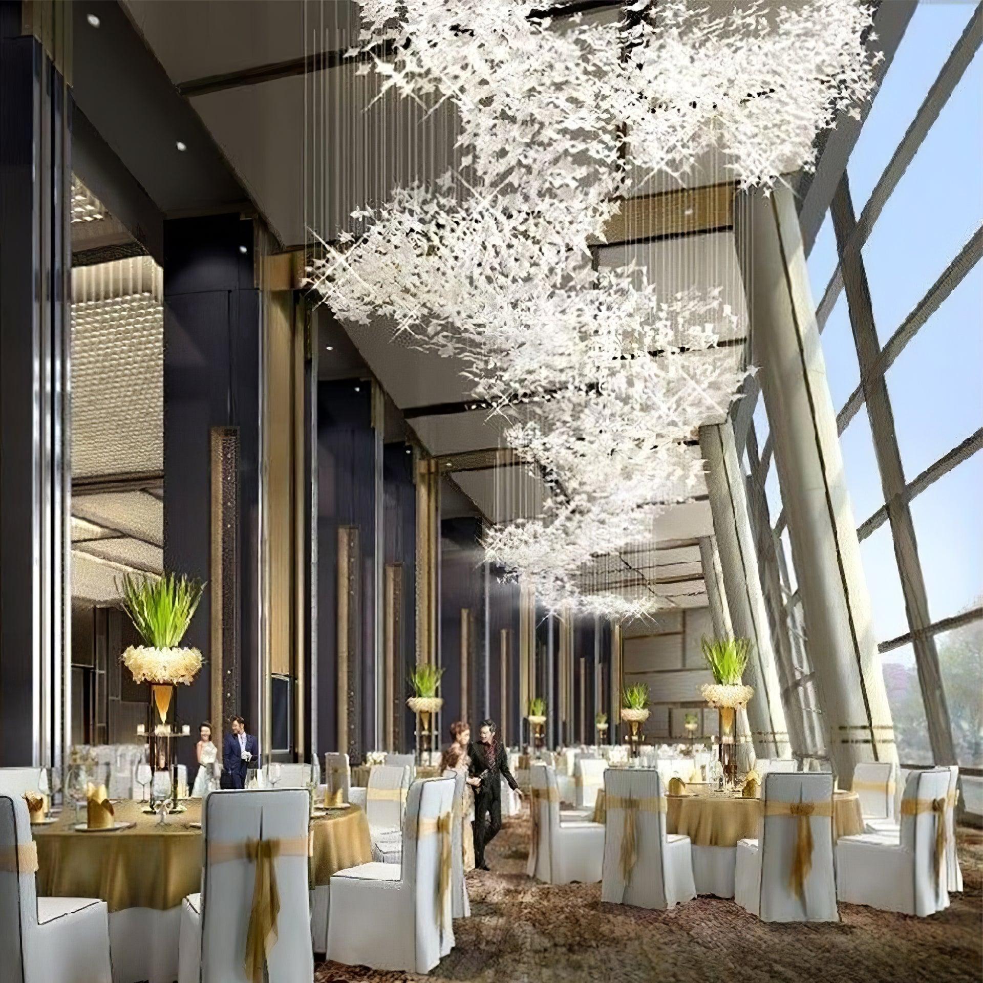 Gingko Chandelier C - Blowlighting