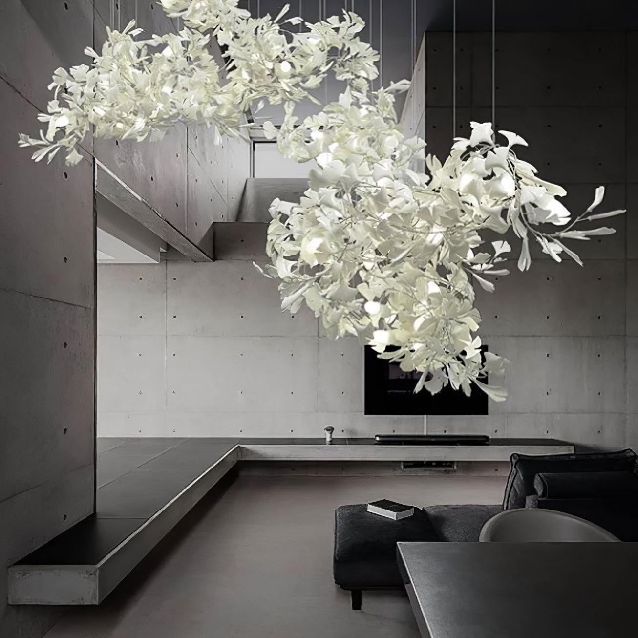 Gingko Chandelier C - Blowlighting