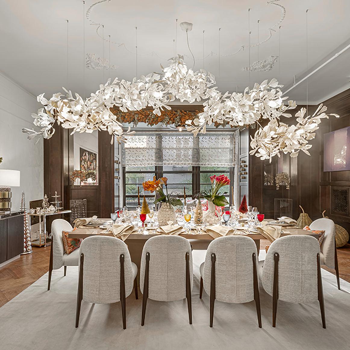 Gingko Chandelier C - Blowlighting