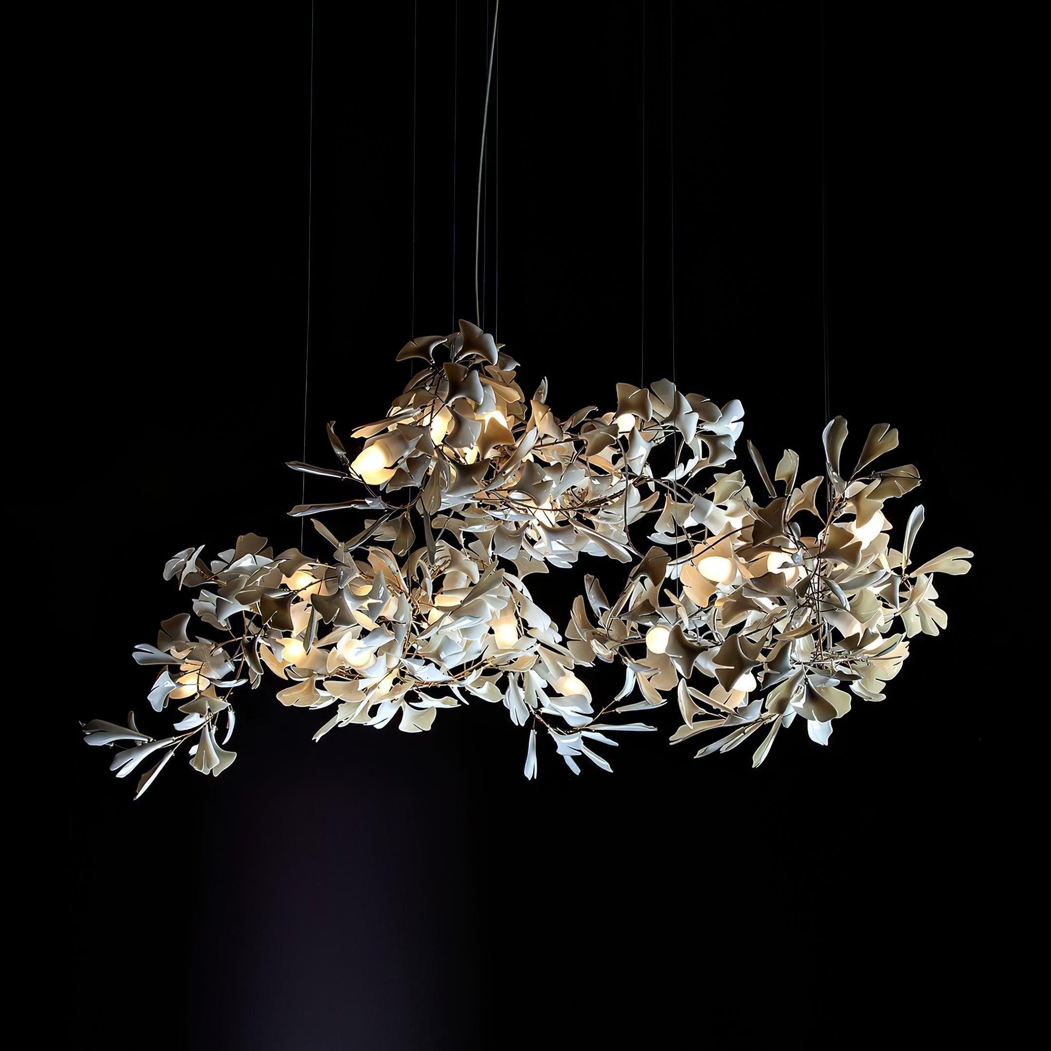 Gingko Chandelier C - Blowlighting
