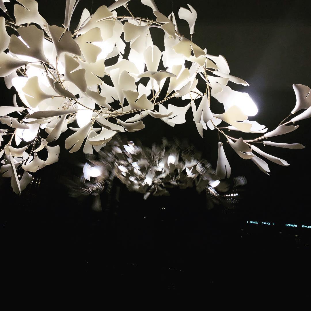 Gingko Chandelier C - Blowlighting