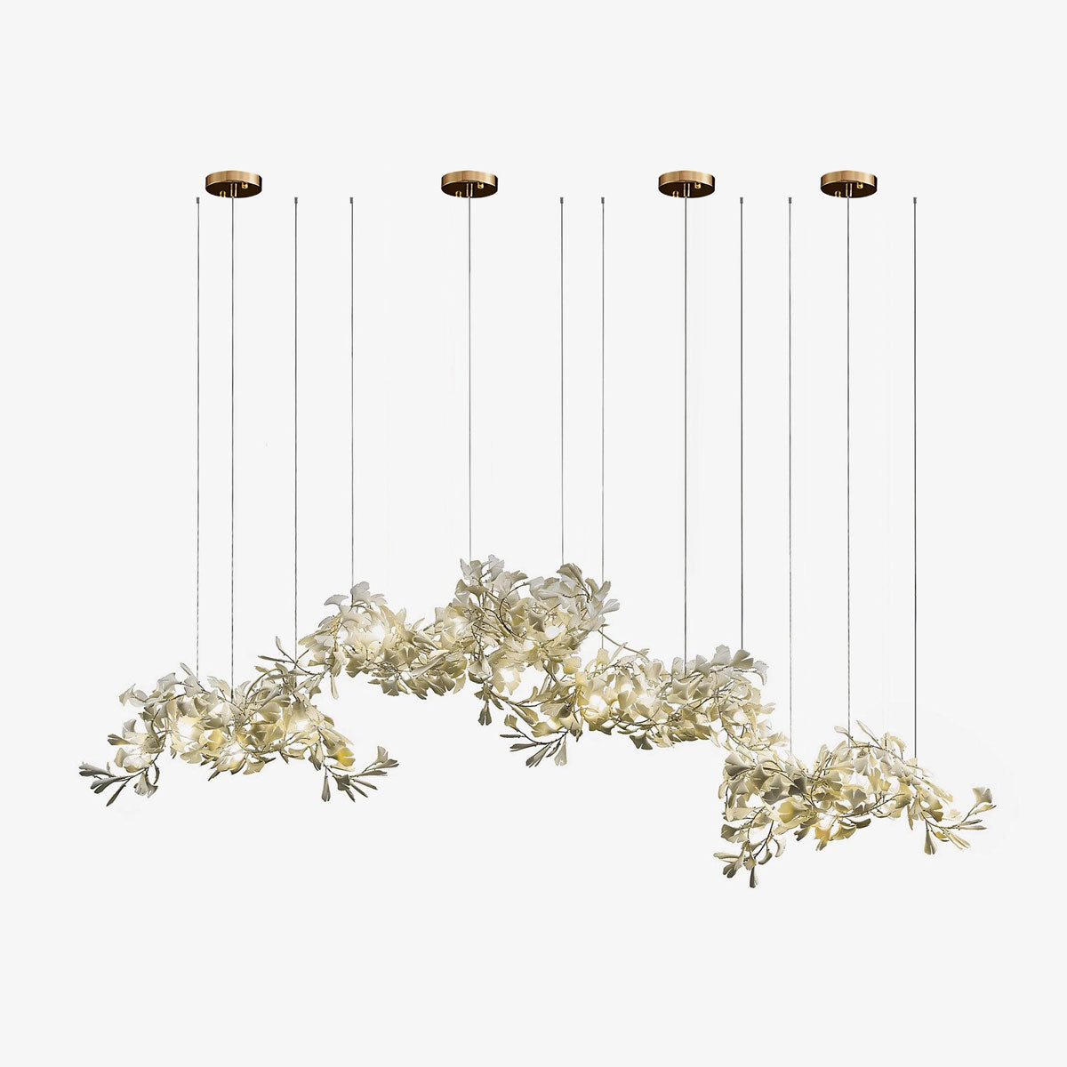Gingko Chandelier C - Blowlighting