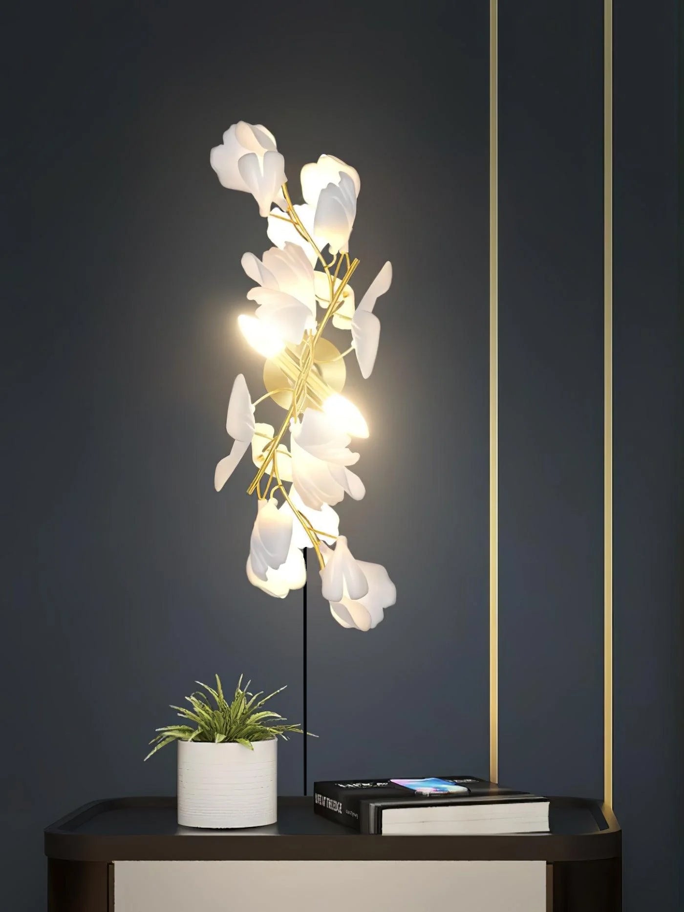Gingko Flowers Plug-in Wall Lamp - Blowlighting