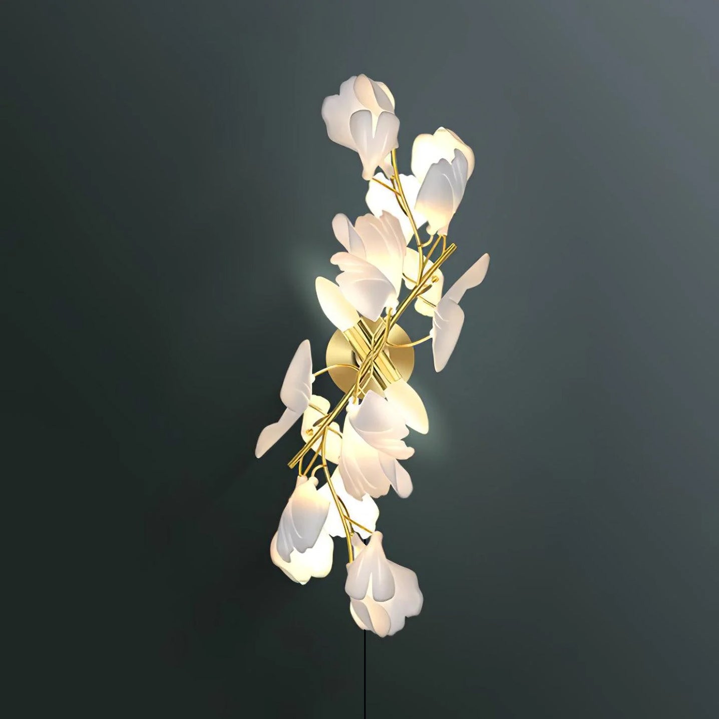 Gingko Flowers Plug-in Wall Lamp - Blowlighting