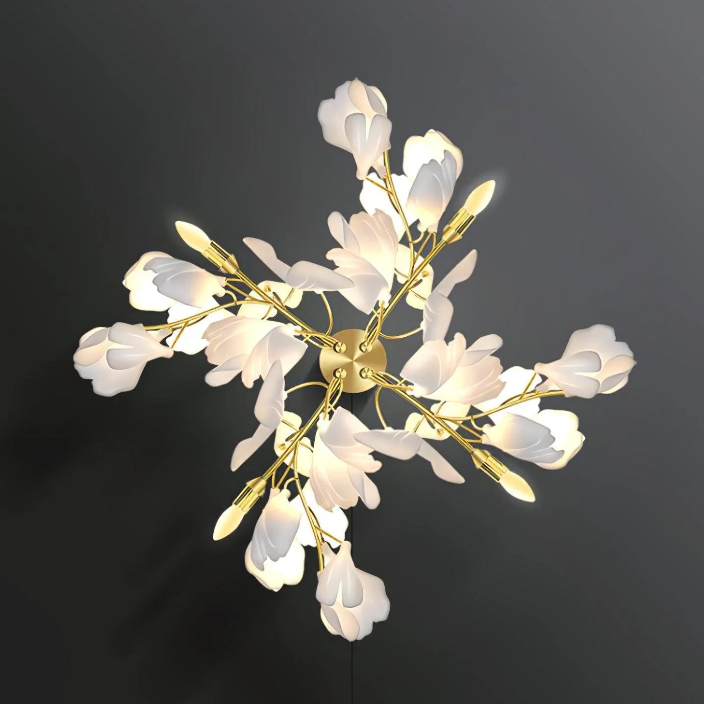 Gingko Flowers Plug-in Wall Lamp - Blowlighting