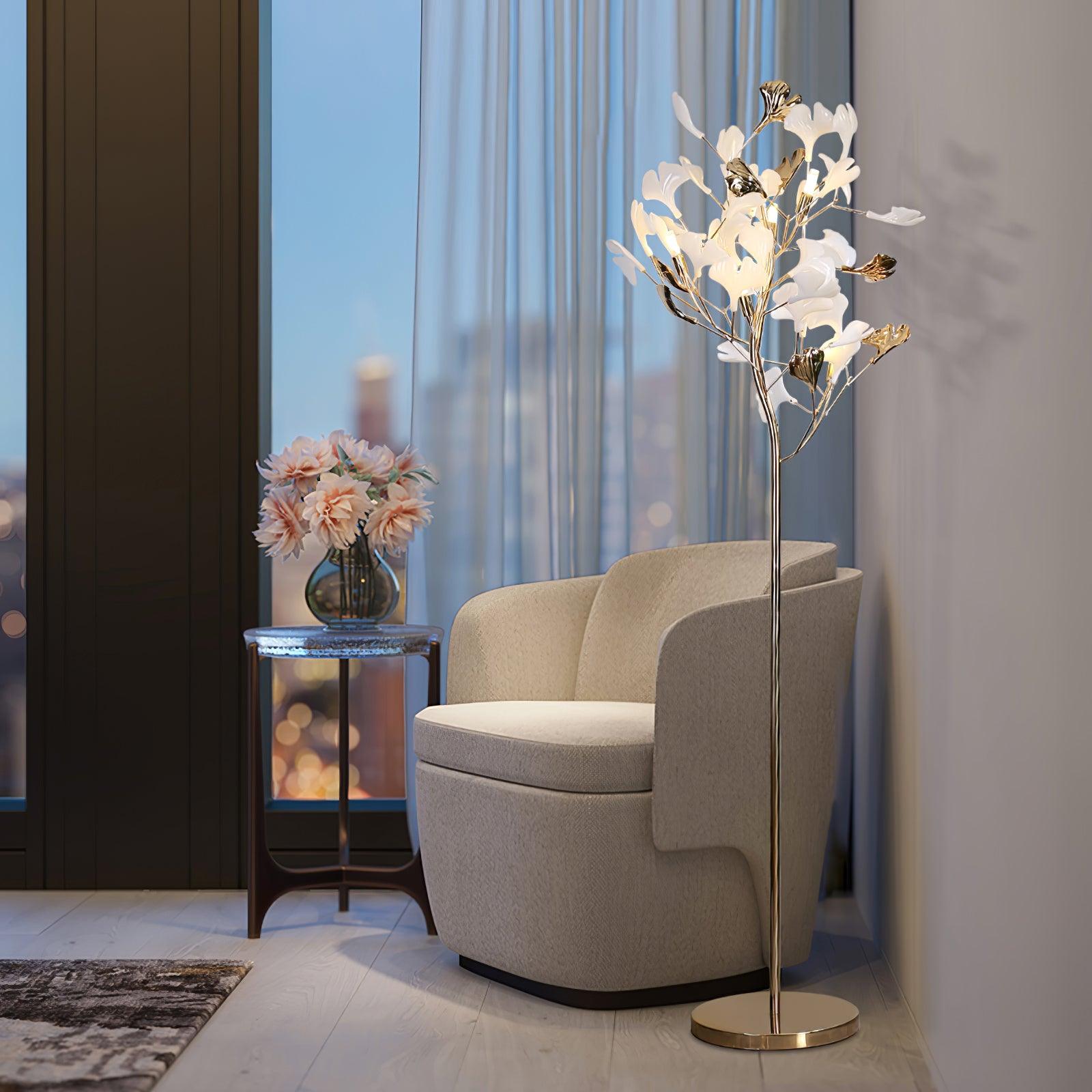 Gingko Leaf Floor Lamp - Blowlighting