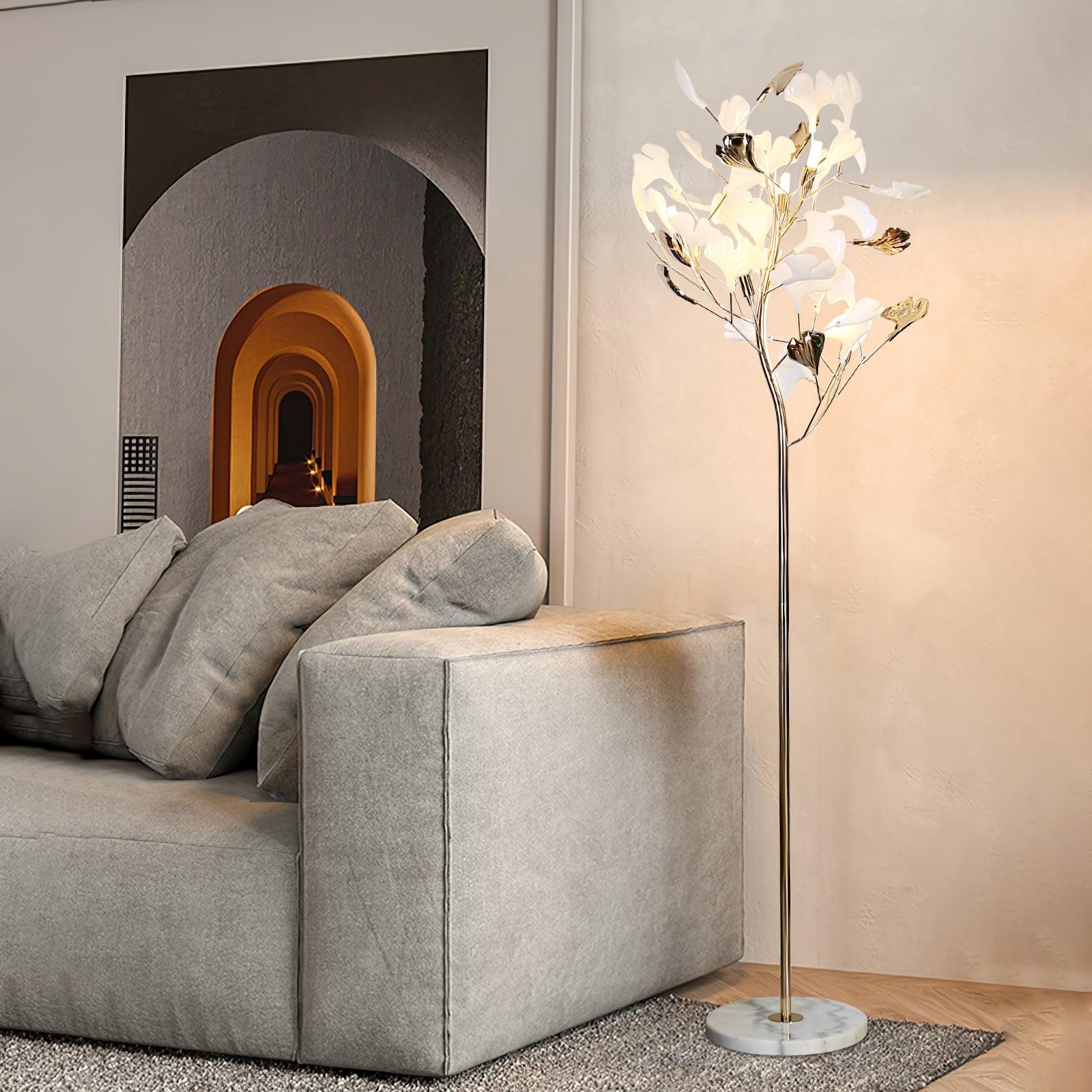 Gingko Leaf Floor Lamp - Blowlighting