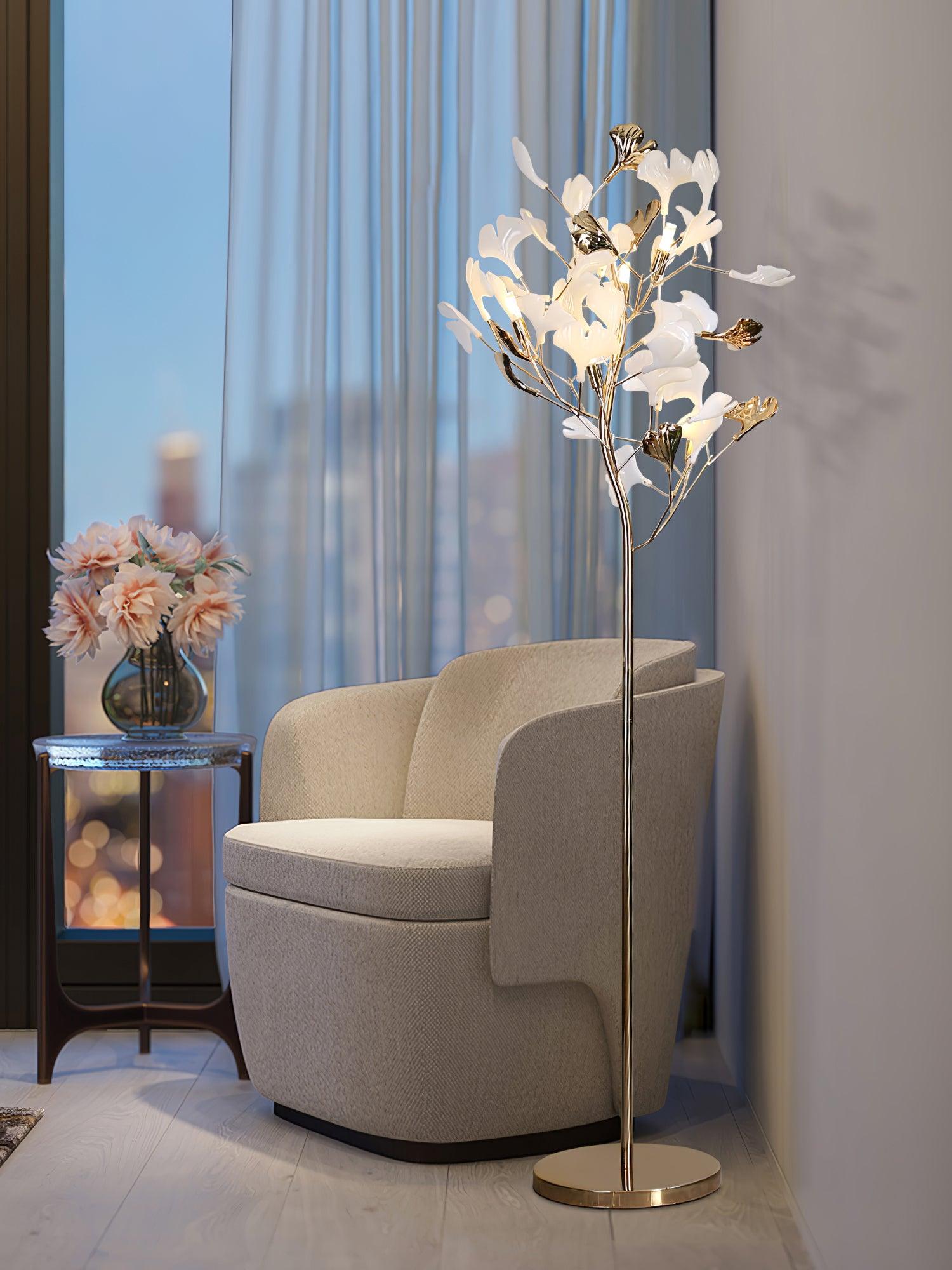 Gingko Leaf Floor Lamp - Blowlighting