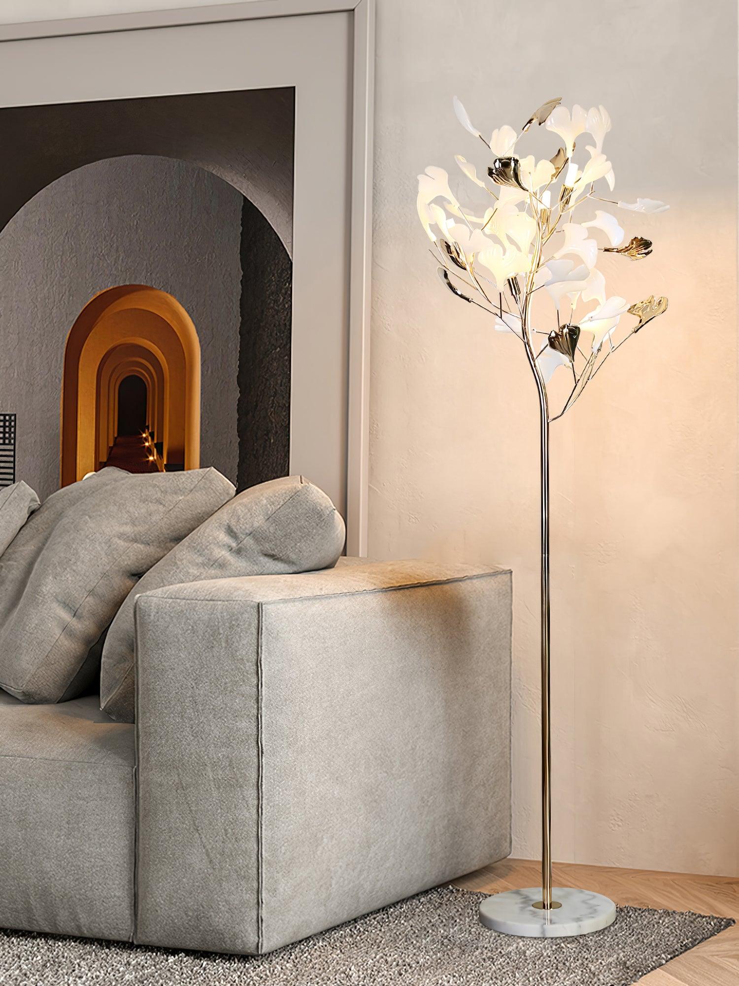 Gingko Leaf Floor Lamp - Blowlighting