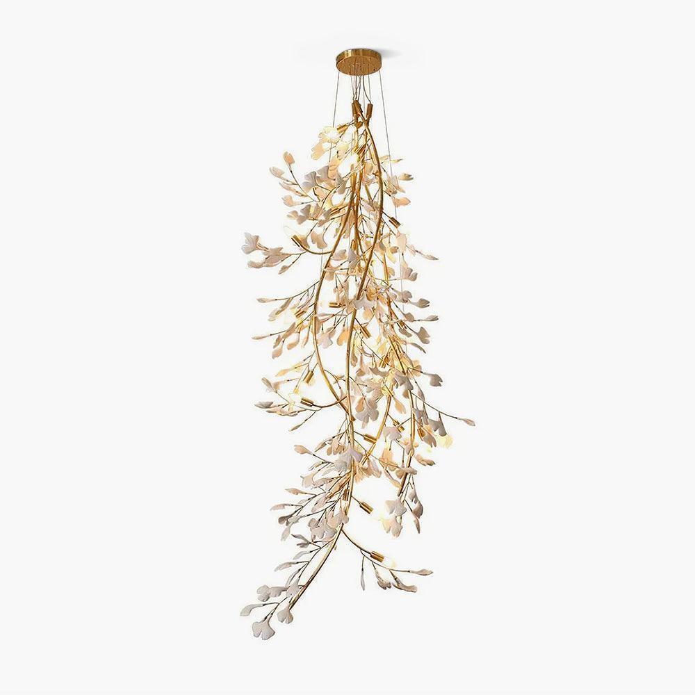 Ivmarel Gingko Long Branch Ceramics Chandelier - Blowlighting