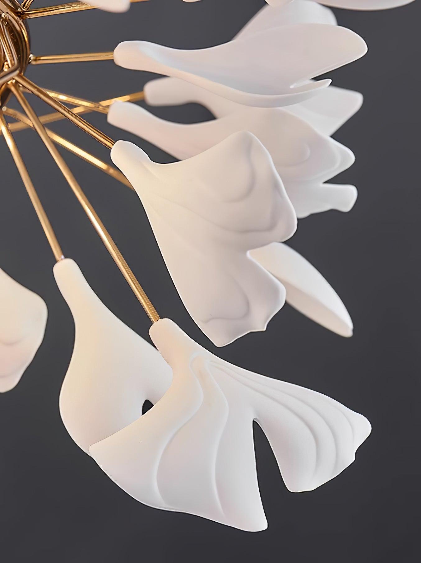 Ivmarel Gingko Long Branch Ceramics Chandelier - Blowlighting