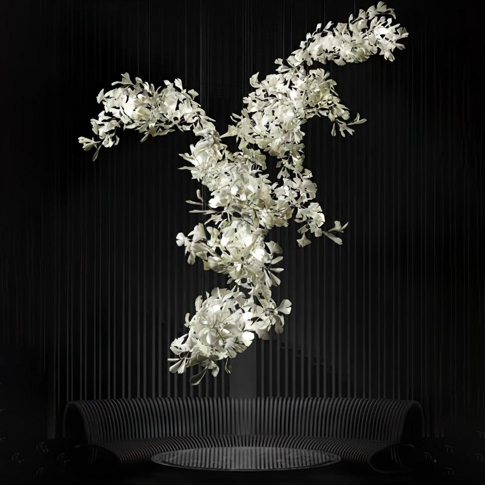 Alvenan Gingko Ceramic Combination Chandelier - Blowlighting