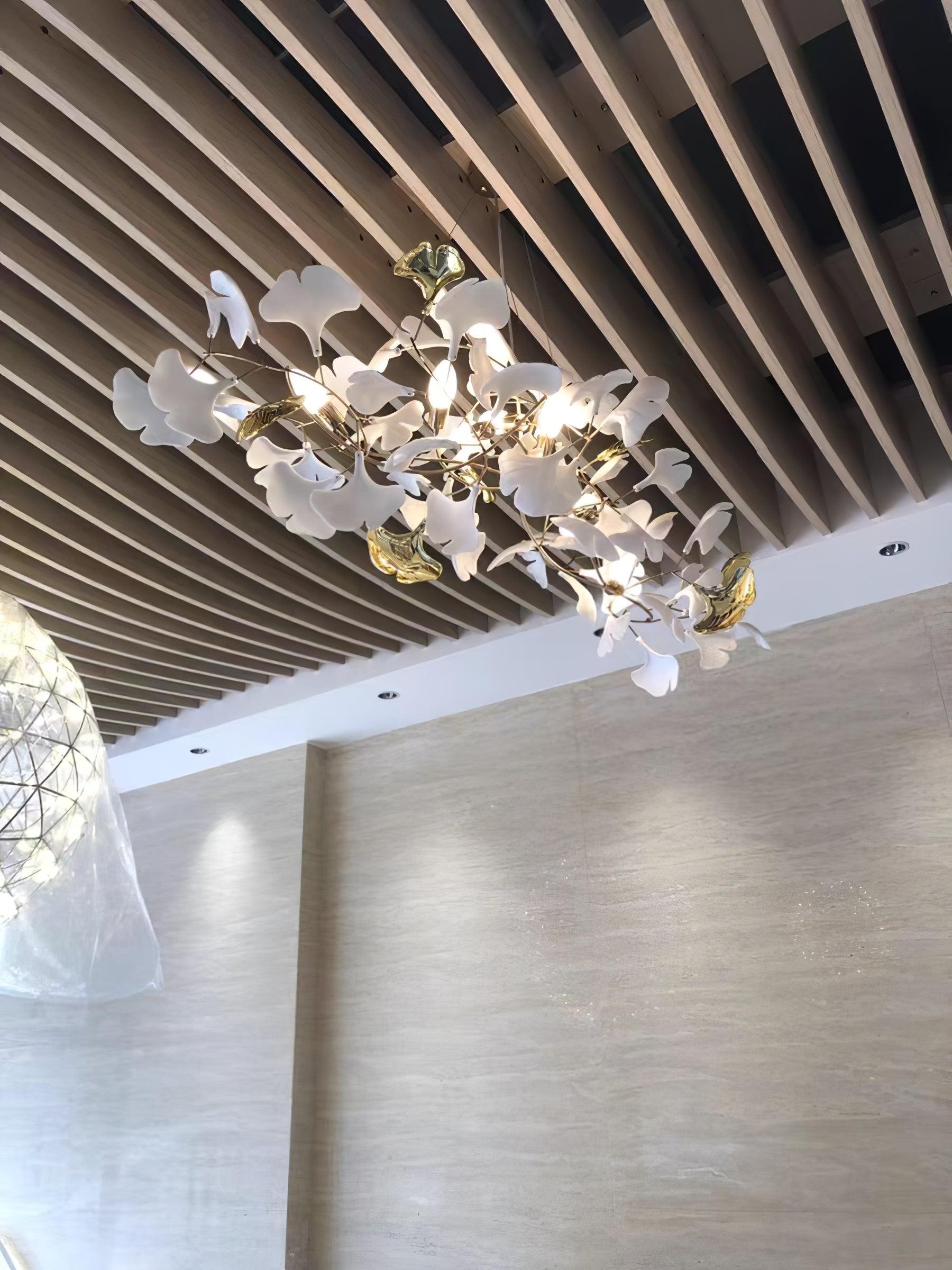 Gingko Chandelier B - Blowlighting