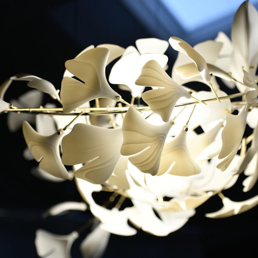 Gingko Chandelier B - Blowlighting