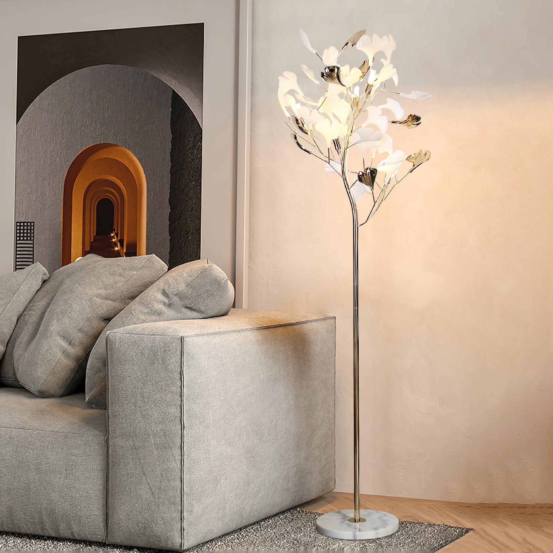 Gingko Leaf Floor Lamp - Blowlighting