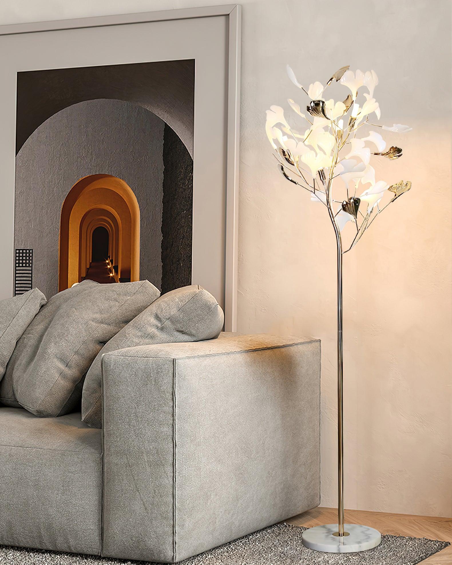 Gingko Leaf Floor Lamp - Blowlighting