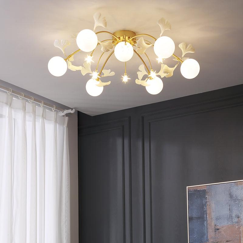 Ginkgo Glass Ceiling Lamp - Blowlighting