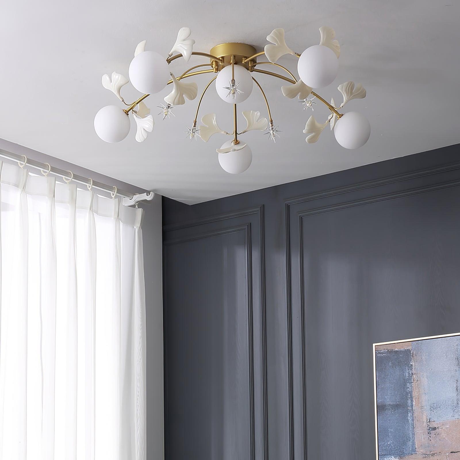 Ginkgo Glass Ceiling Lamp - Blowlighting