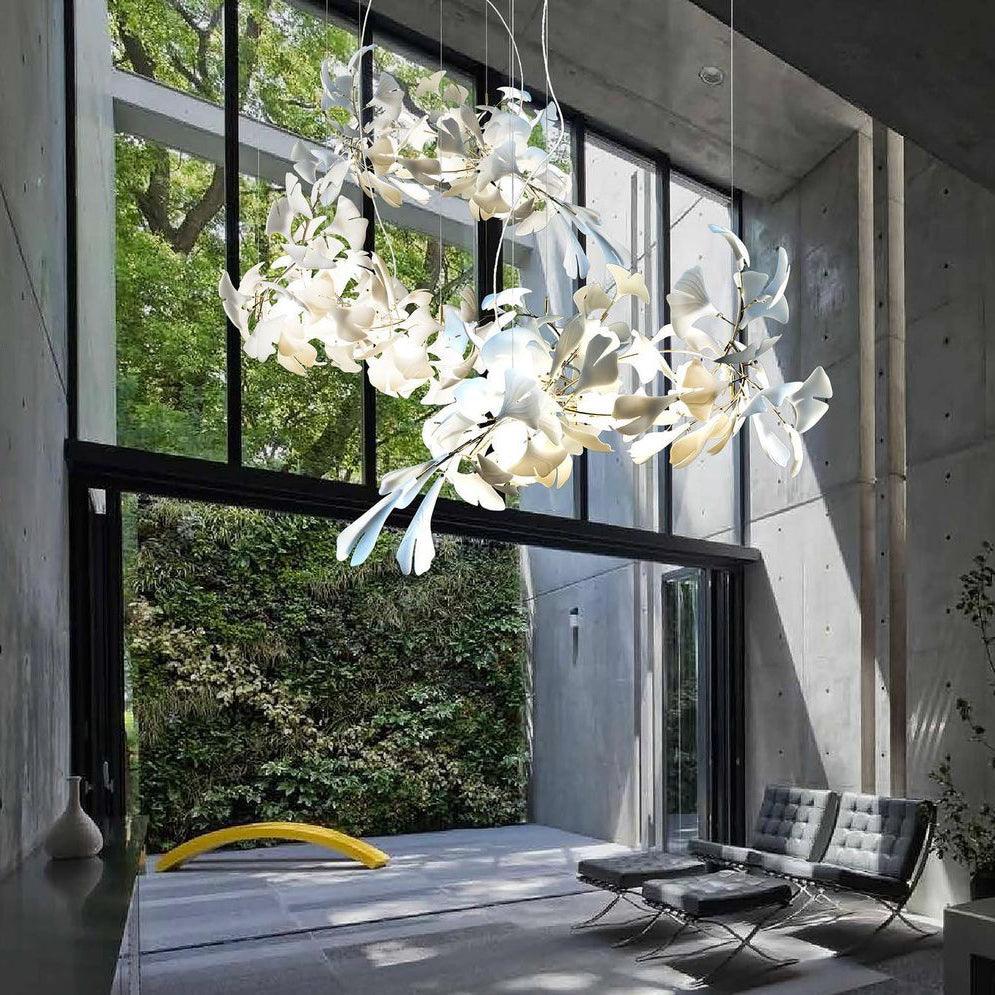 Gingko Chandelier E - Blowlighting