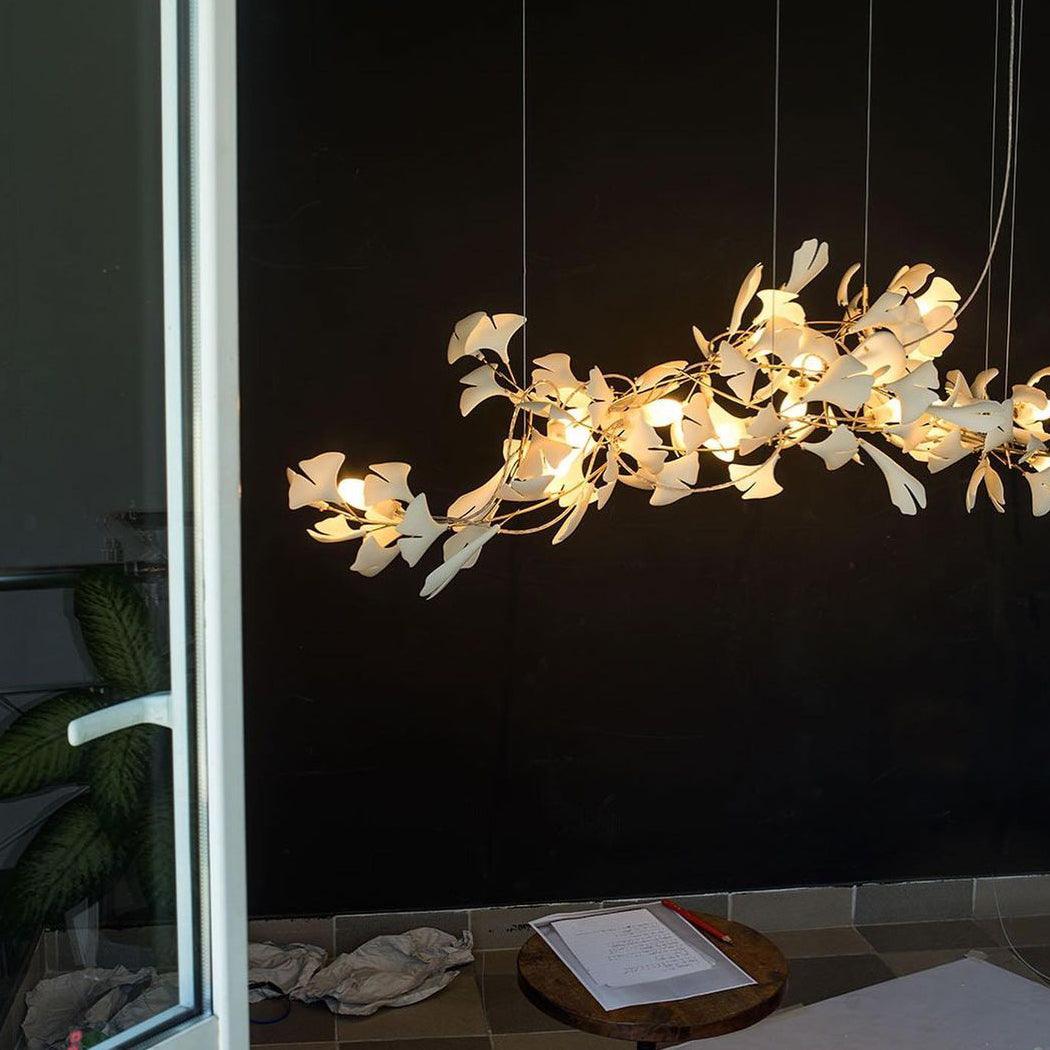 Gingko Chandelier E - Blowlighting