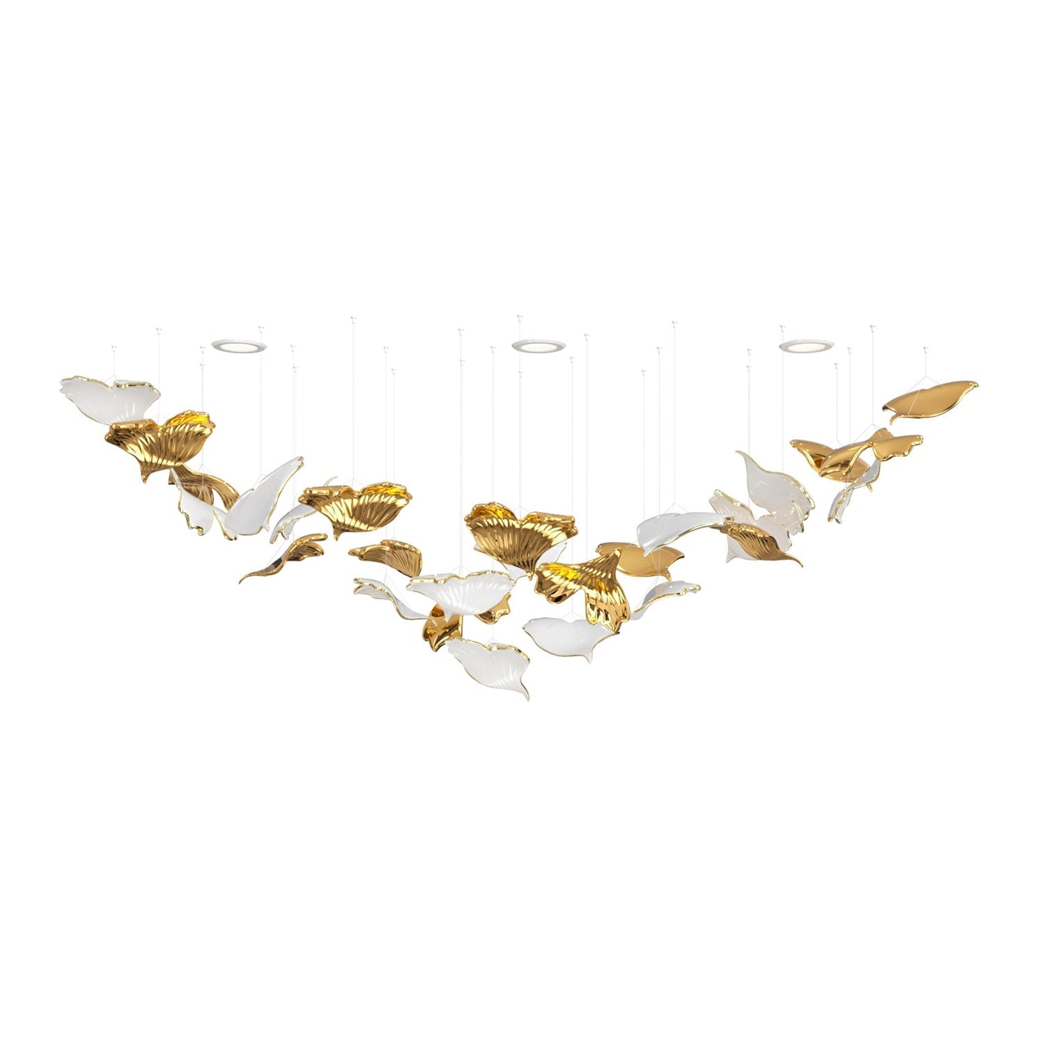 Ucareth Metal Leaf Pendant Light - Blowlighting