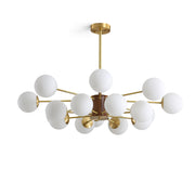 Gino Modern Glass Chandelier