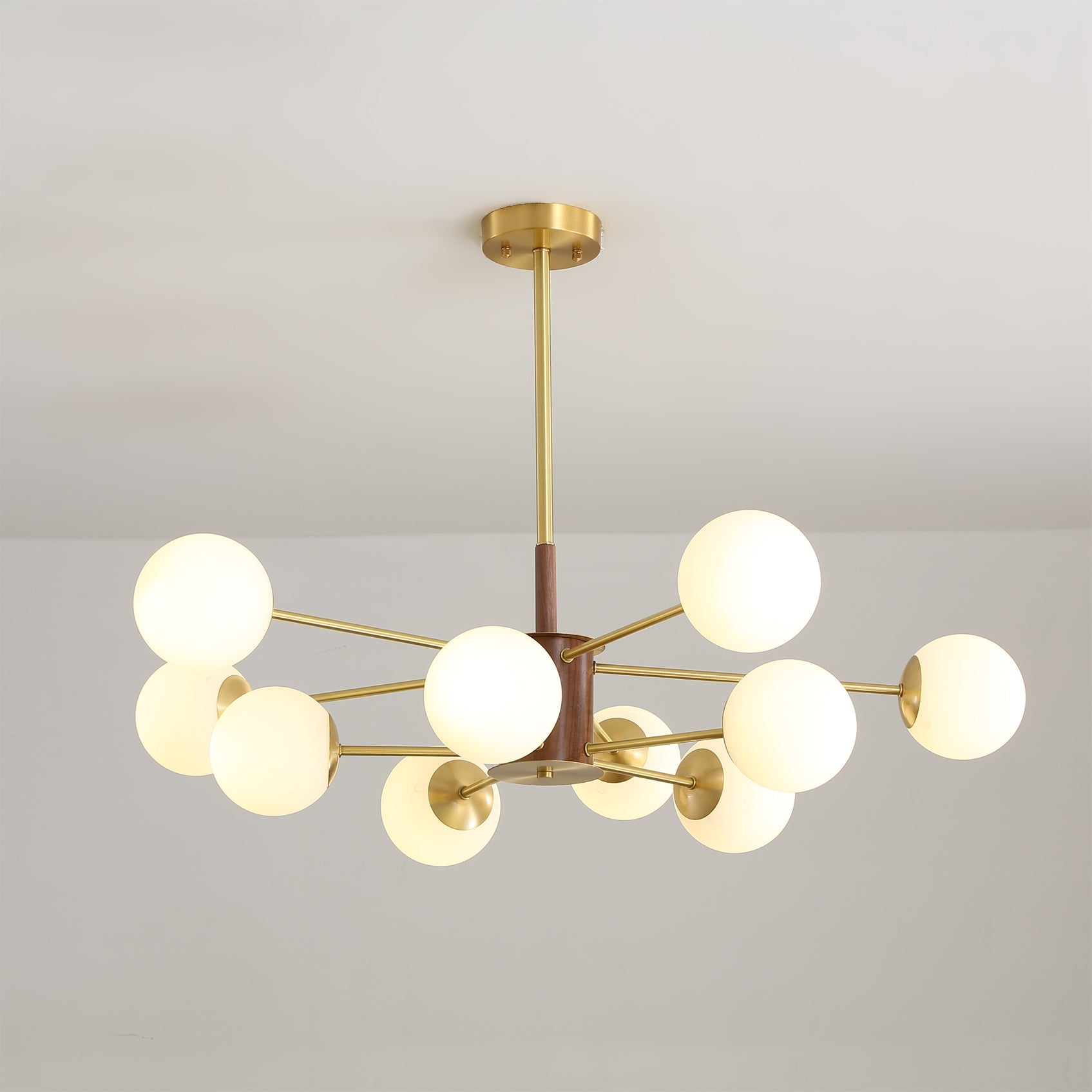 Gino Modern Glass Chandelier