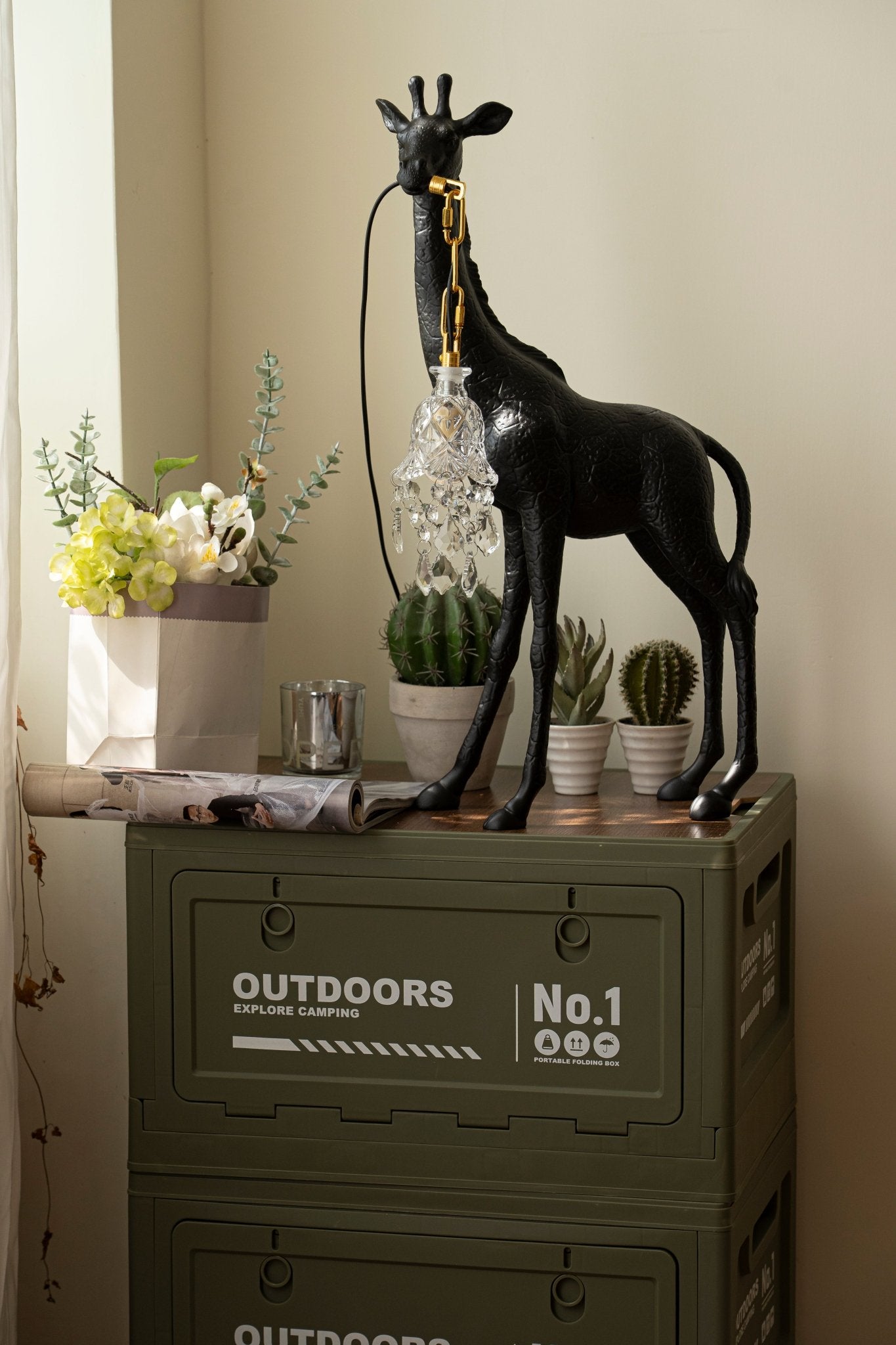 Giraffe Royale Sculpture Floor Lamp - Vakkerlight