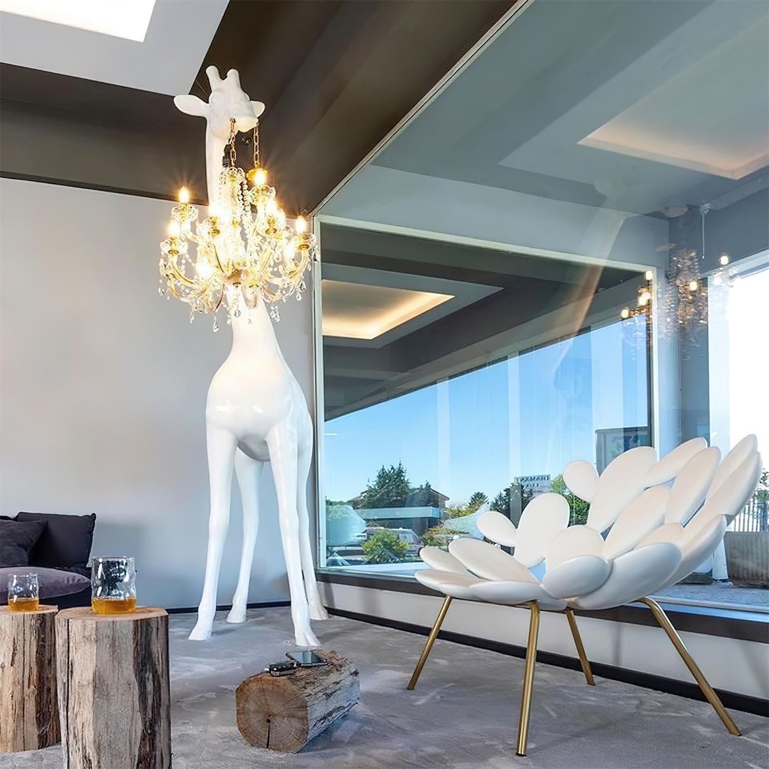 Giraffe Sculpture Floor Lamp - Blowlighting