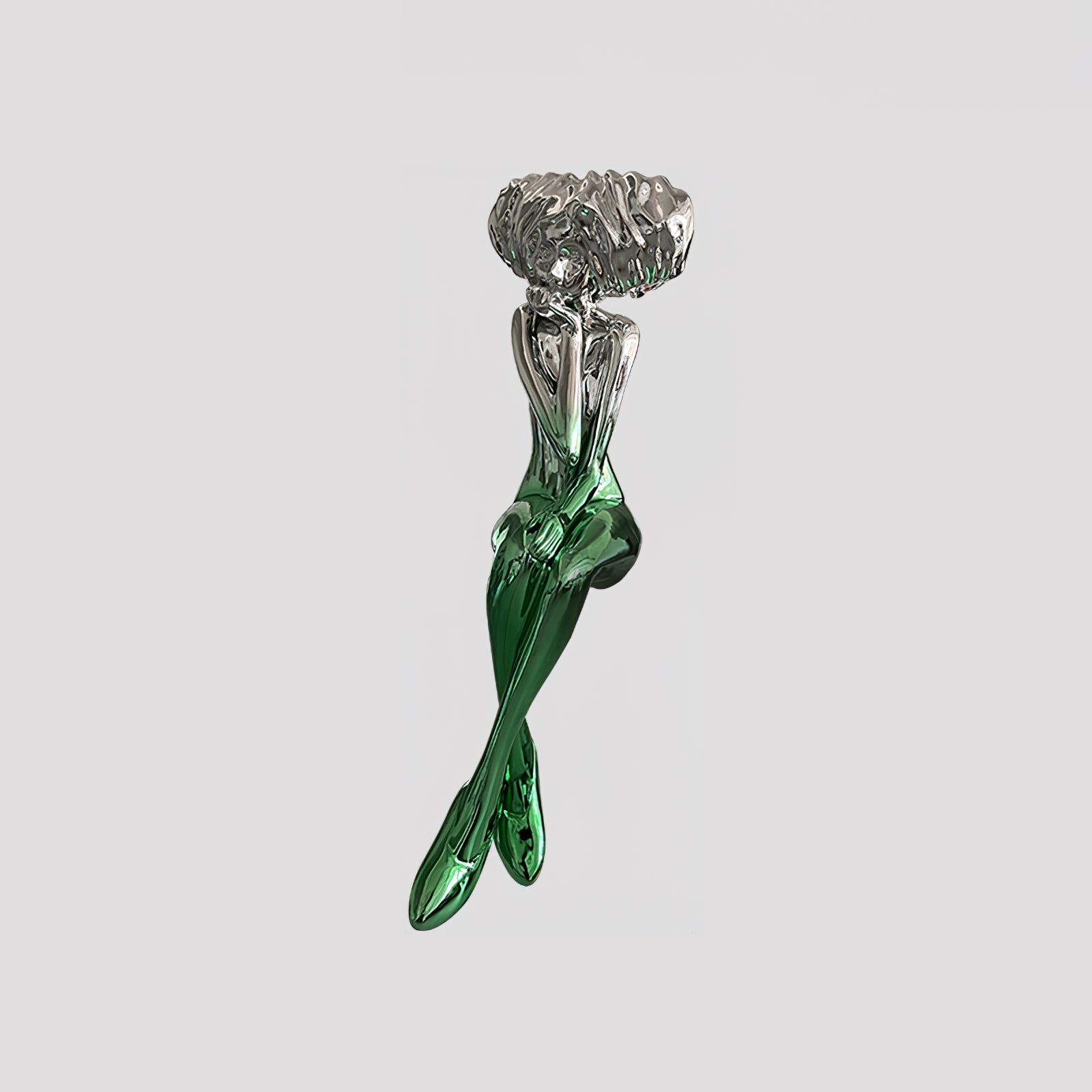 Girl Meditate Sculpture Ornaments - Blowlighting